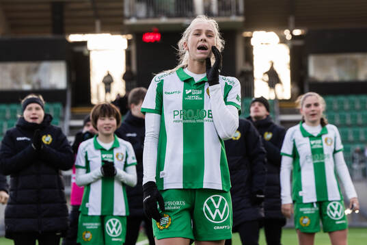 Hammarbys Ellen Wangerheim jublar
