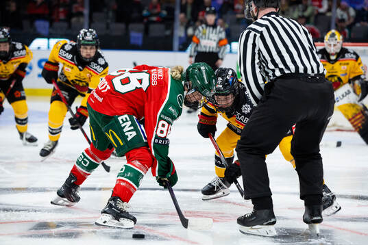 Frölundas Sydney Brodt vinner en tekning