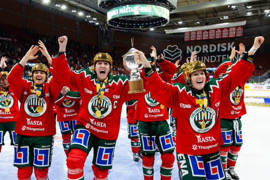 Frölundas Sofie Lundin, Hanna Olsson och Michelle Karvinen