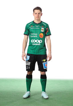 Varbergs Arvid Wiklund poserar för ett porträtt den 17 mars 2025 i Varberg.