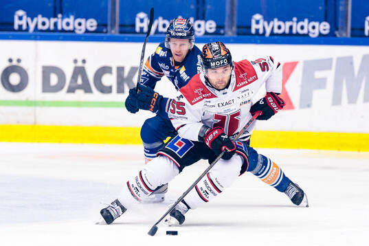 Växjös Hugo Gustafsson och Örebros David Quenneville