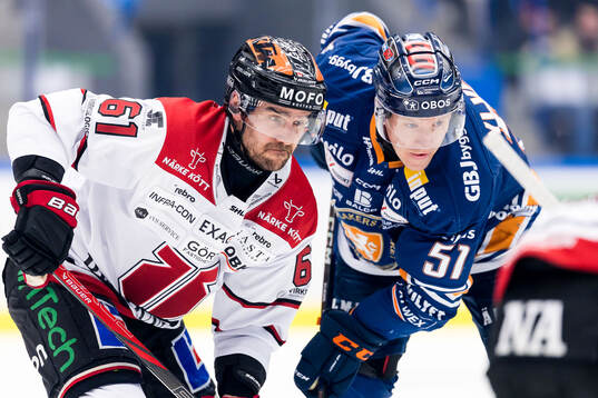 Örebros Ludvig Larsson och Växjös Emil Sylvegård