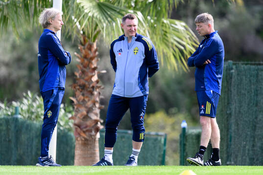 Team manager Stefan Pettersson, head of football at the