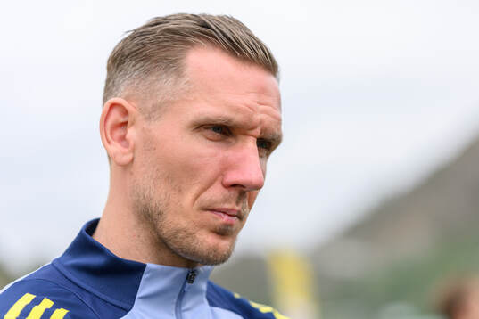 Goalkeeper Robin Olsen of the Swedish men's national