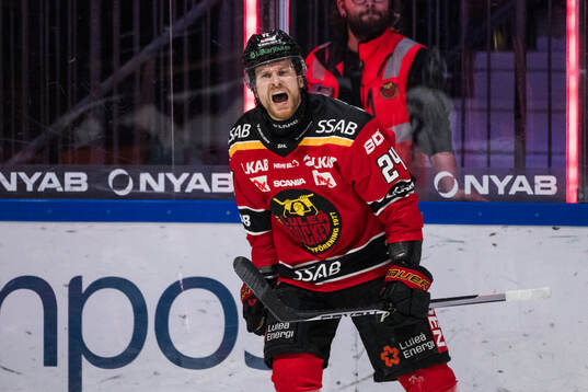 Luleås Brendan Shinnimin jublar