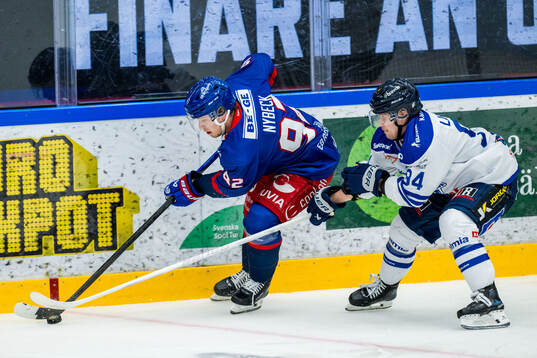 Oskarshamns Zion Nybeck och Karlskogas Henrik Larsson
