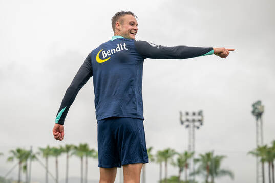 Stian Gregersen of the Norwegian national football team