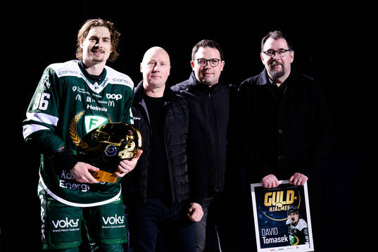 Färjestads David Tomasek vinner Guldhjälmen och Fredrik