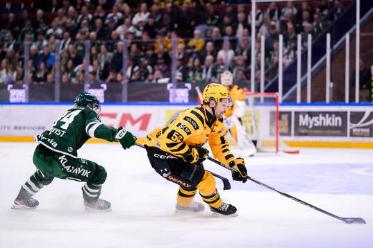 Färjestads Michael Lindqvist och Skellefteås Arvid