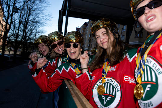 Alva Johnsson, Hanna Olsson och Michelle Karvinen