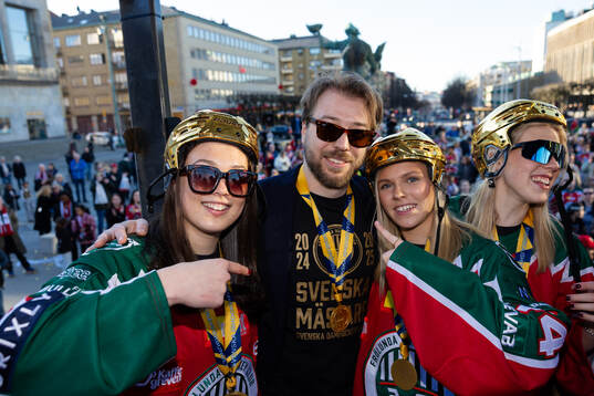 Frölundas Ebba Westerlind, assisterande tränare Marcus