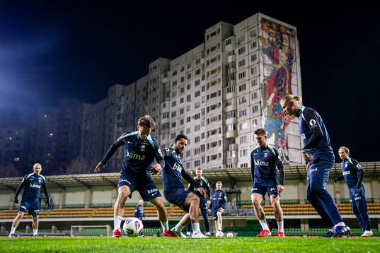 Felix Horn Myhre, Aron Dønnum, Lasse Berg Johnsen and