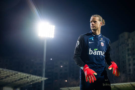 Goalkeeper Ørjan Håskjold Nyland of the Norwegian national football team