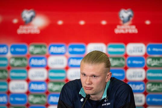 Erling Braut Haaland of the Norwegian national football team