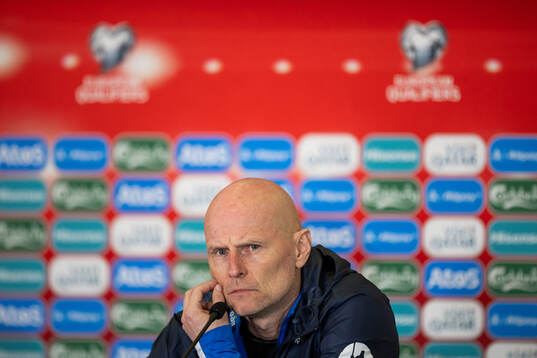 Ståle Solbakken, head coach of the Norwegian national