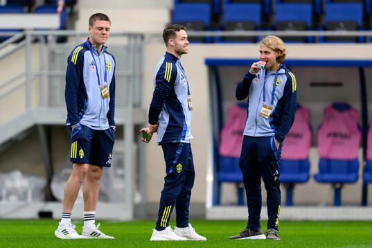 Emil Holm, Gabriel Gudmundsson and Sebastian Nanasi of