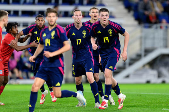 Isak Hien, Gustaf Nilsson, Carl Starfelt and Emil Holm of