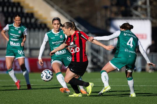 Brommapojkarnas Paula Broddner Klingspor och Alingsås