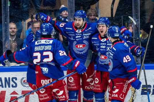 Oskarshamns Liam Hawel jublar