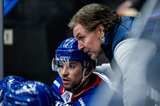 Oskarshamns Michael Joyaux och tränare Tero Lehterä