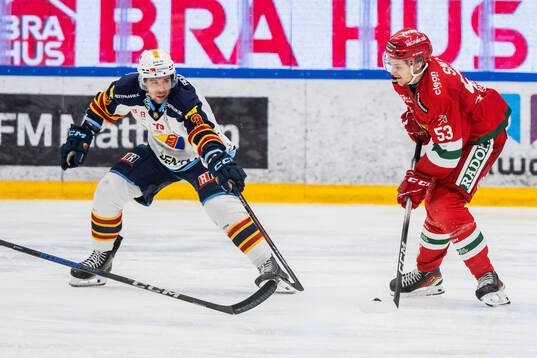 Djurgårdens August Berg och Moras Lukas Smith
