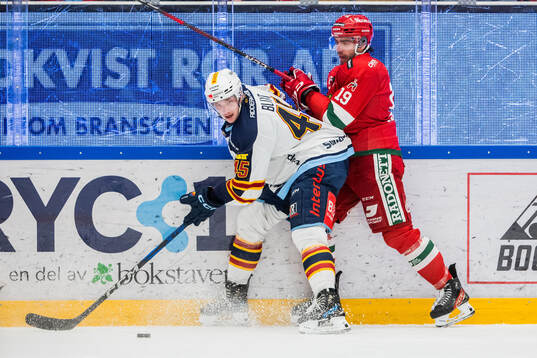 Djurgårdens Hugo Blixt och Moras Ture Linden