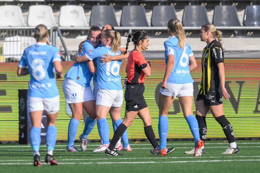 Malmös spelare jublar