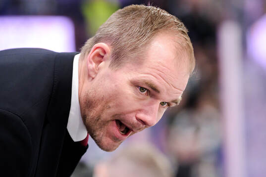 Färjestads tränare Thomas Mitell