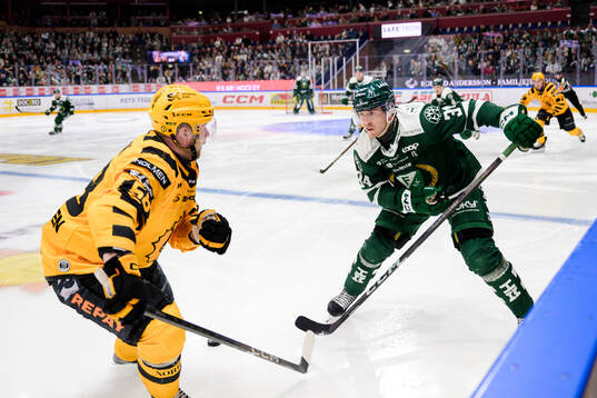 Skellefteås Oskar Nilsson och Färjestads Michael Lindqvist