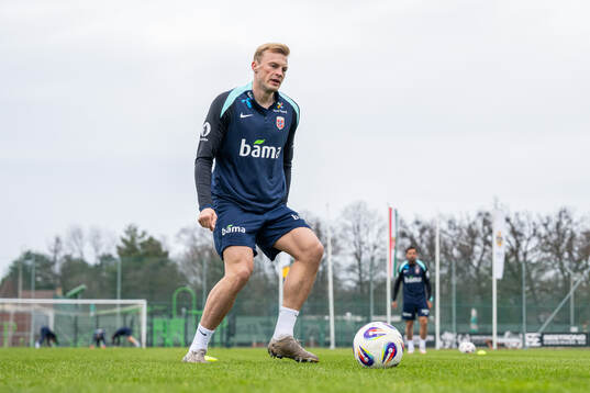 Sondre Langås of the Norwegian national football team