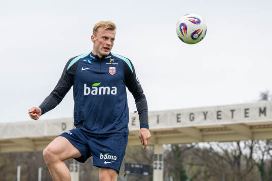 Sondre Langås of the Norwegian national football team