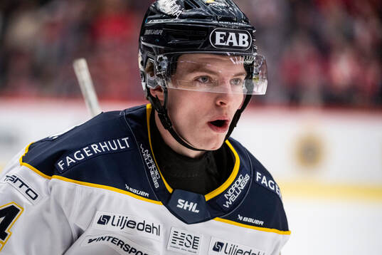 HV71s Oscar Fisker Molgaard jublar
