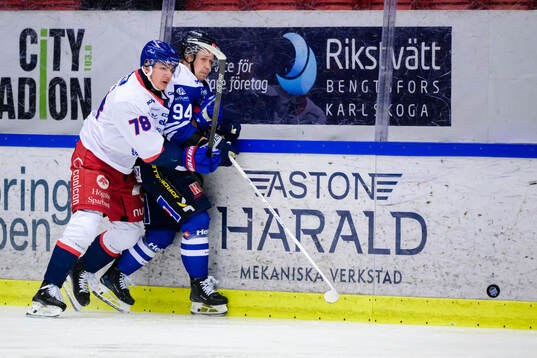 Oskarshamns Herman Hansson och Karlskogas Henrik Larsson