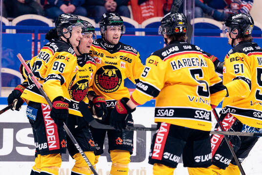 Luleås Pontus Andreasson, Erik Gustafsson och David Lilja