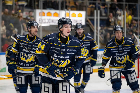 HV71s Oscar Fisker Molgaard jublar