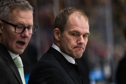 Färjestads tränare Thomas Mitell