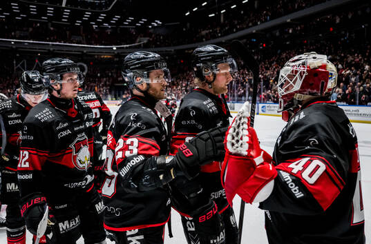 Malmö Redhawks Christoffer Forsberg, Thomas Berg Paulsen