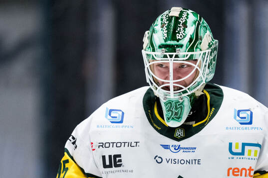 Björklövens målvakt Melker Thelin