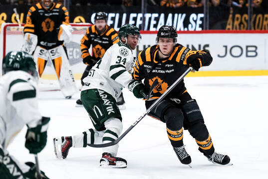 Färjestads Michael Lindqvist och Skellefteås Michael