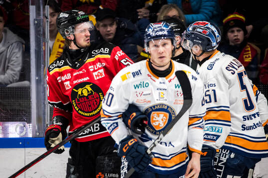 Luleås Markus Nurmi och Växjös Emil Sylvegård