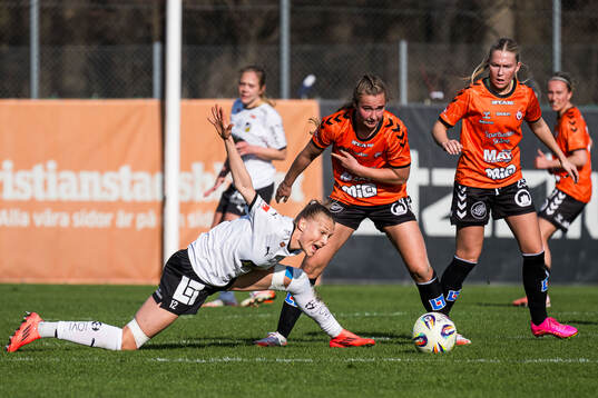 Häckens Stine Sandbech och Kristianstads Alexandra