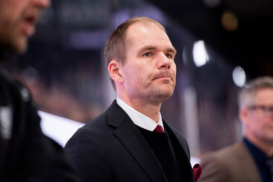 Färjestads tränare Thomas Mitell