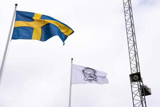 Svenska flaggan och Alingsås IF´s