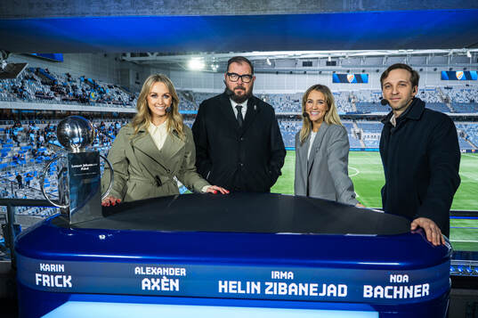 Karin Frick, Alexander Axèn, Irma Helin Zibanejad och Noa