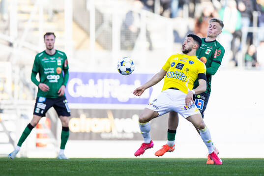 Falkenbergs Leonardo Farah Shahin och Varbergs Edvin