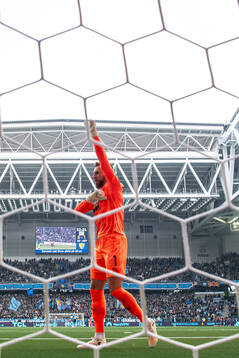 Malmö FFs målvakt Ricardo Schuck Friedrich jublar