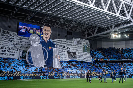 Djurgårdens tidigare spelare Haris Radetinac vid sin