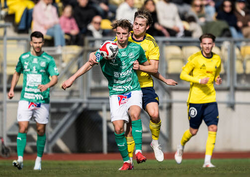 Hässleholms Jonathan Nilsson och Ängelholms Daniel Bergman