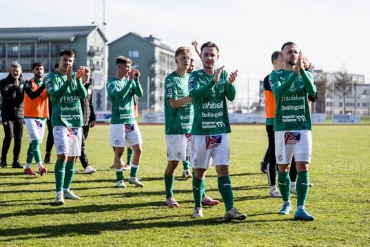Hässleholm spelarna jublar