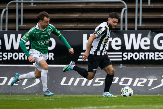 Brages Cesar Weilid och Landskronas Edi Sylisufaj